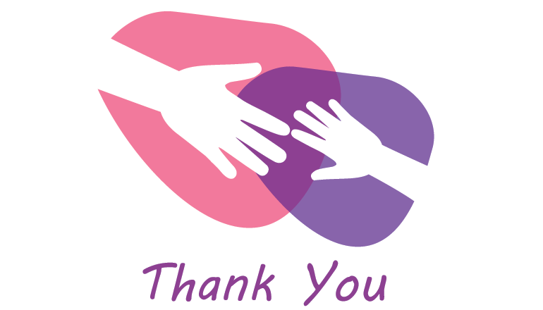Graphic of thank you